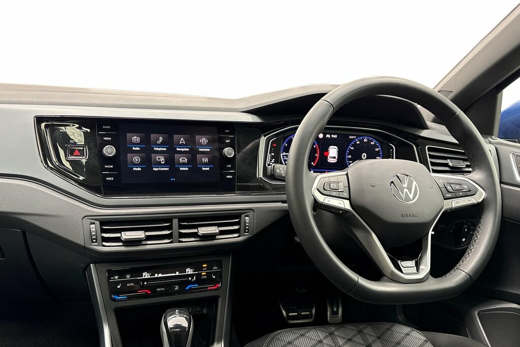 Volkswagen Polo 1.0 Tsi 115 R-line Dsg Blue #2
