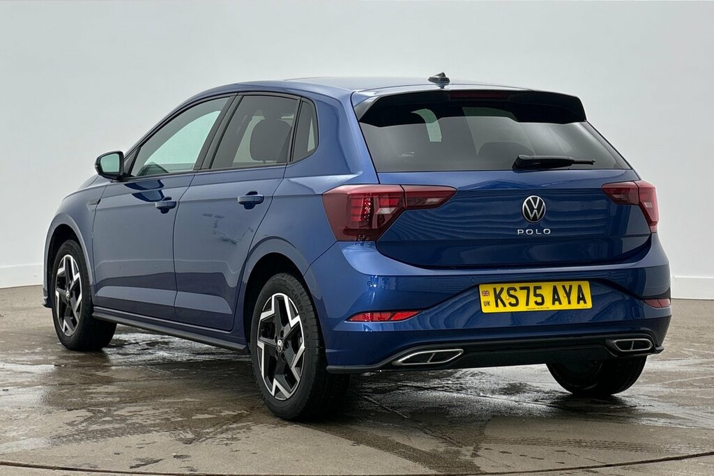 Volkswagen Polo 1.0 Tsi 115 R-line Dsg Blue #3