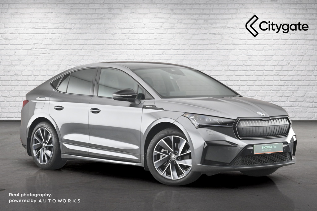 Skoda ENYAQ Coup- 85X Sportline Plus 82 Kwh 286 Ps Single Spee Grey