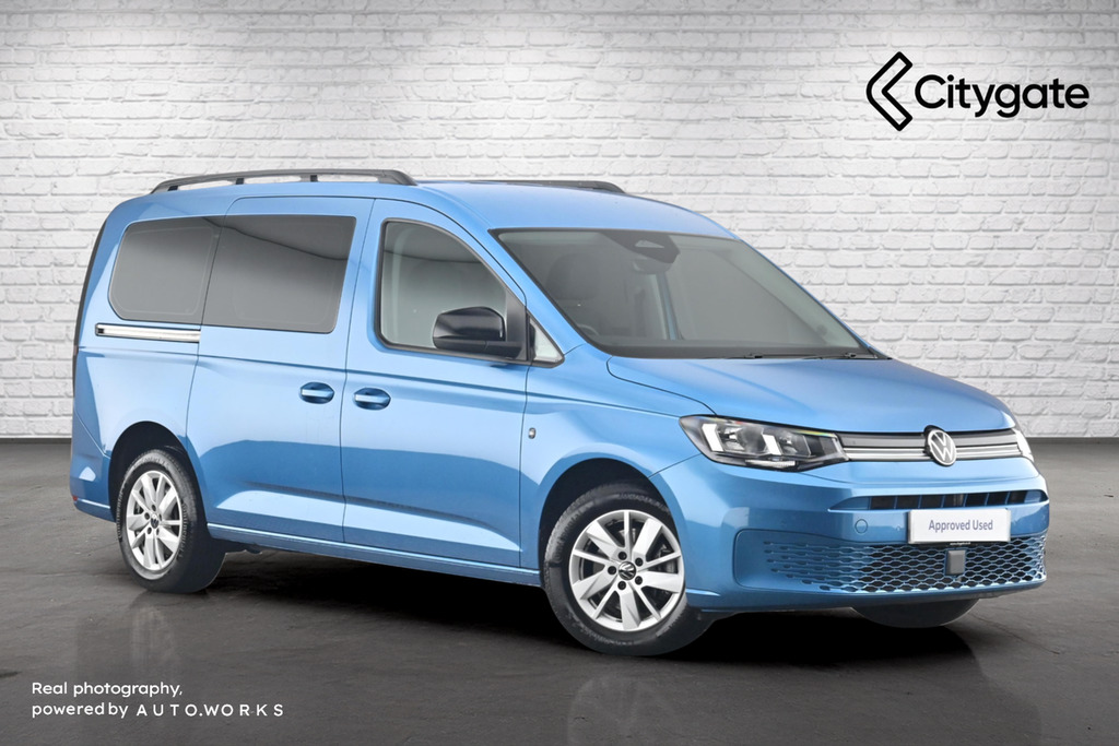 Volkswagen Caddy Maxi Life C20 Caddy Life Maxi 122 Ps 2.0 Tdi 7Sp Dsg Blue