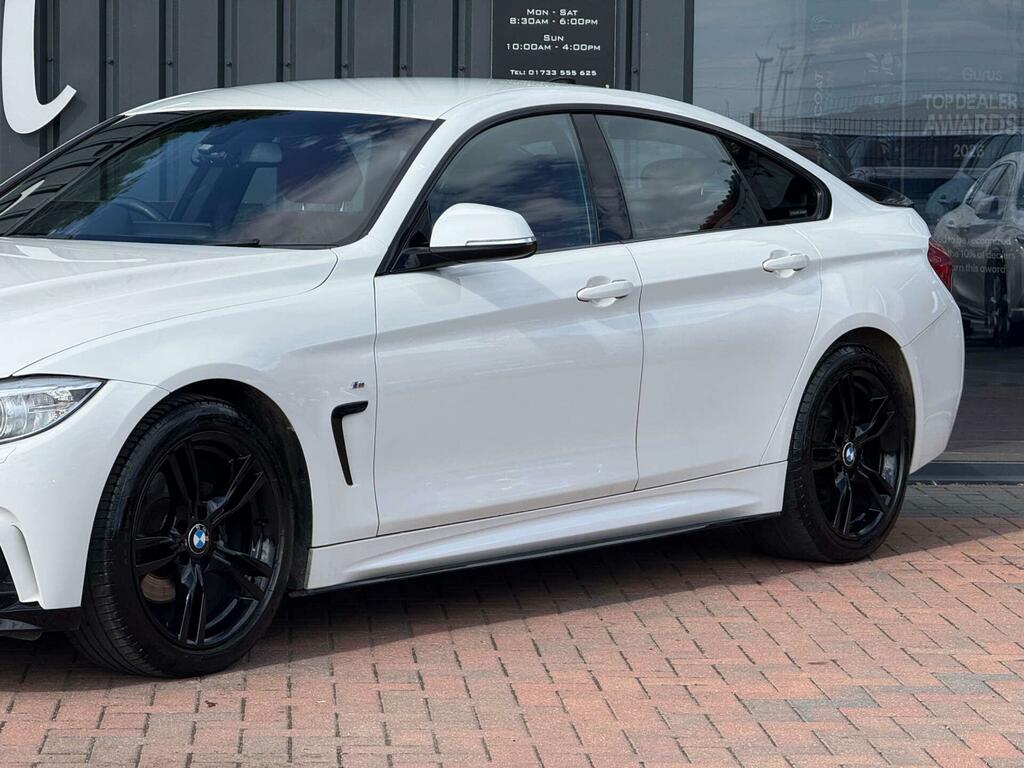 BMW 4 Series Gran Coupe 2.0 420D M Sport Euro 6 Ss White #2