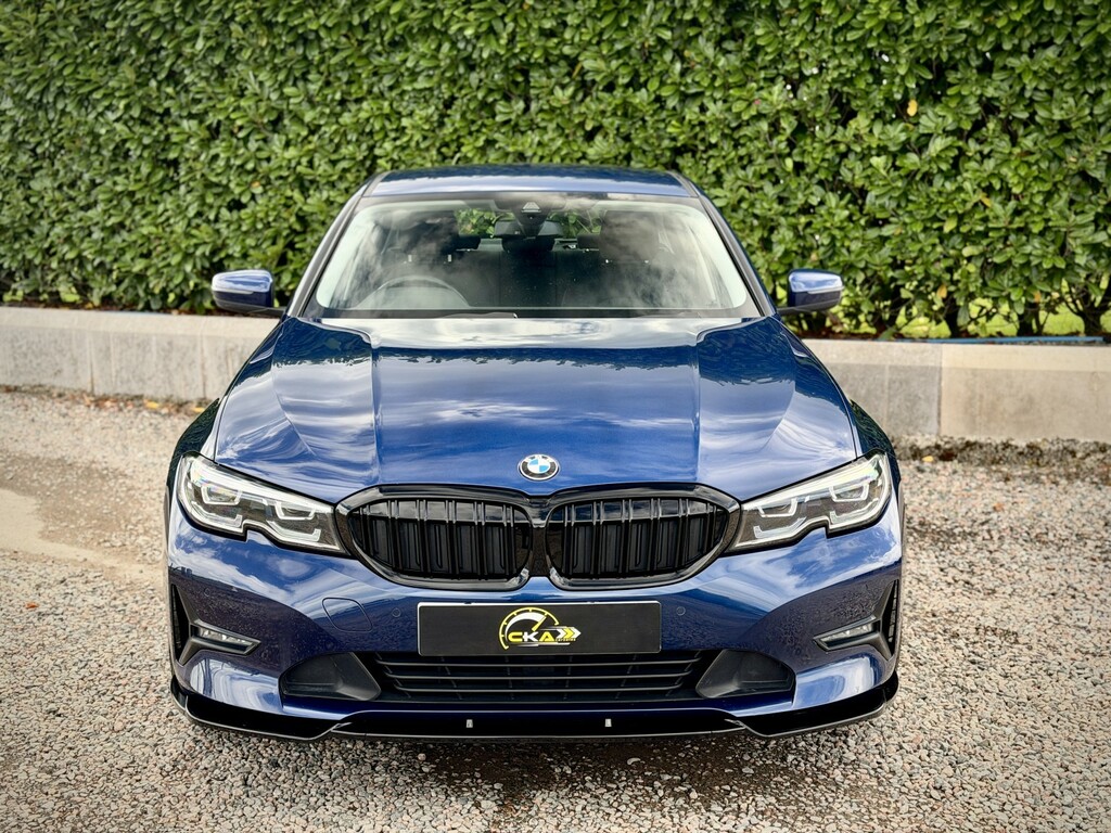 BMW 3 Series 2.0 320D Se Saloon 2019 DG69URV Blue #3