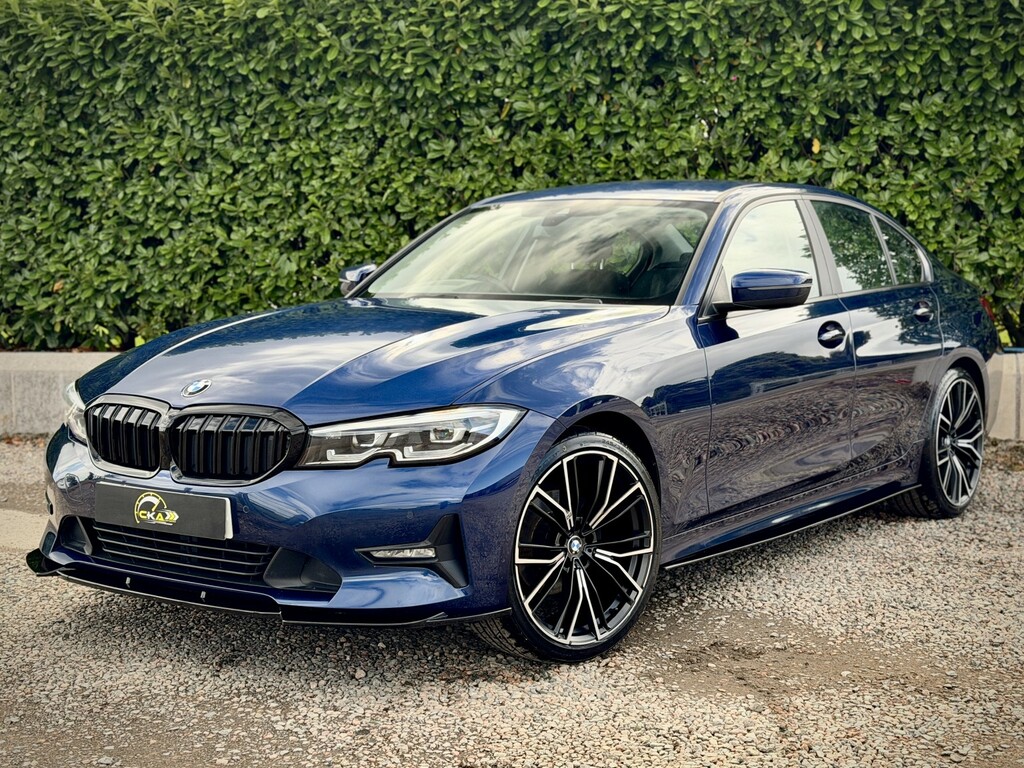 BMW 3 Series 2.0 320D Se Saloon 2019 DG69URV Blue #4