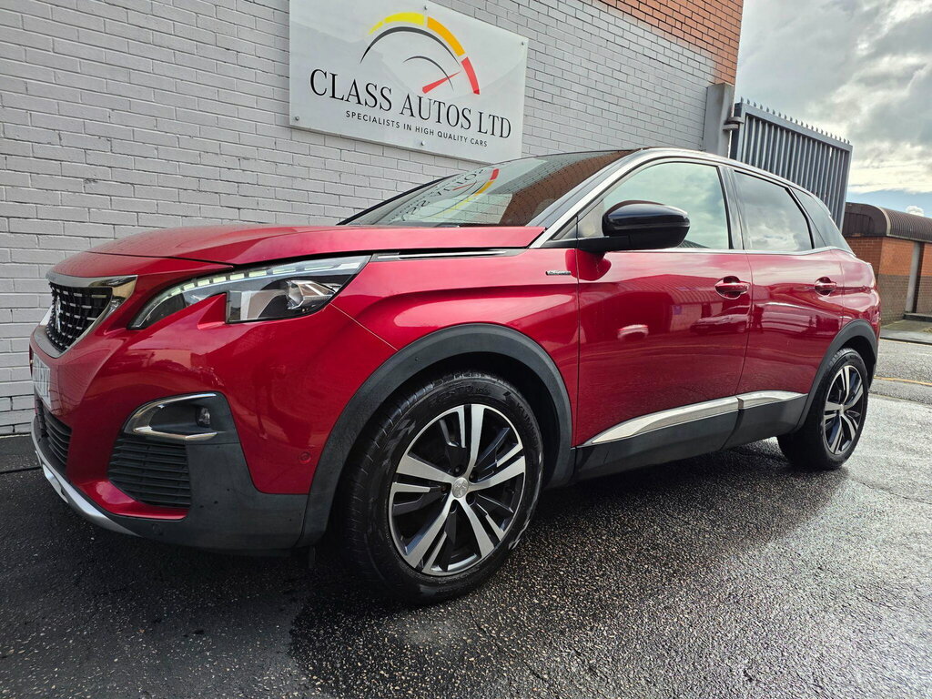 Peugeot 3008 1.6 Thp Gt Line Eat Euro 6 Ss Red #3