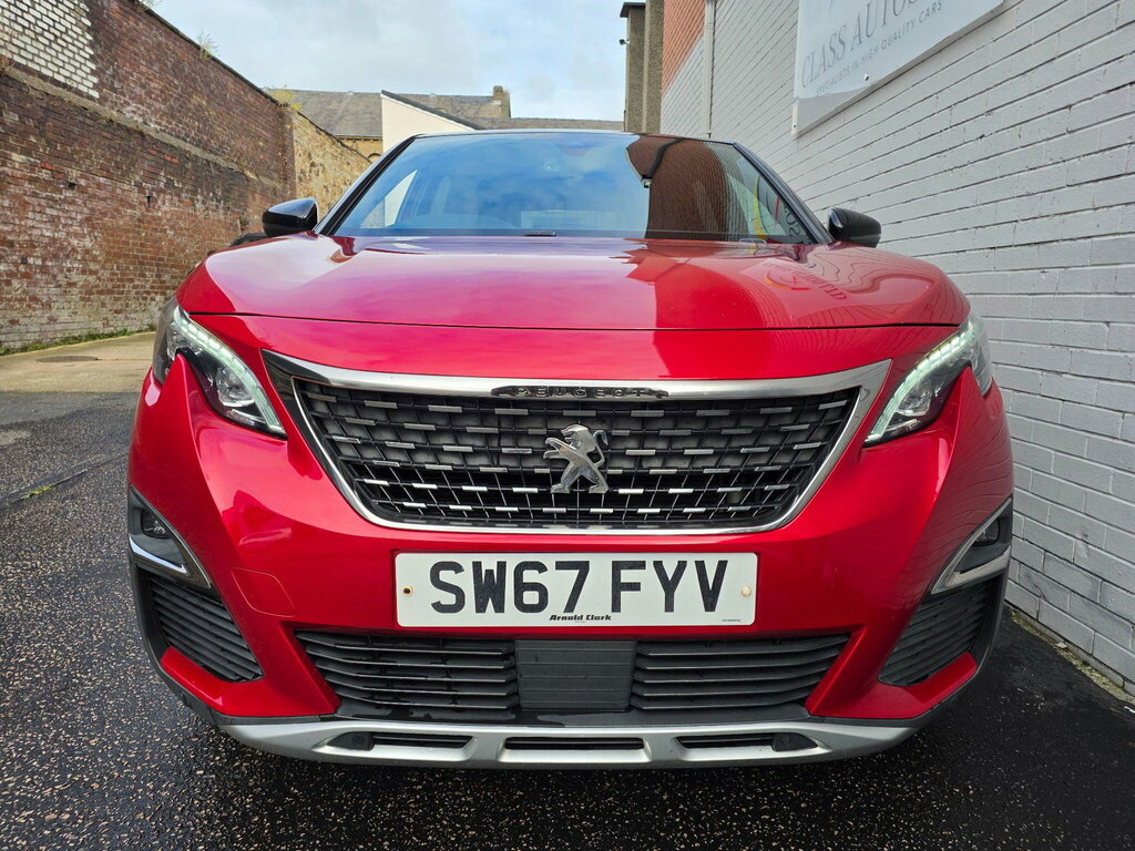 Peugeot 3008 1.6 Thp Gt Line Eat Euro 6 Ss Red #2
