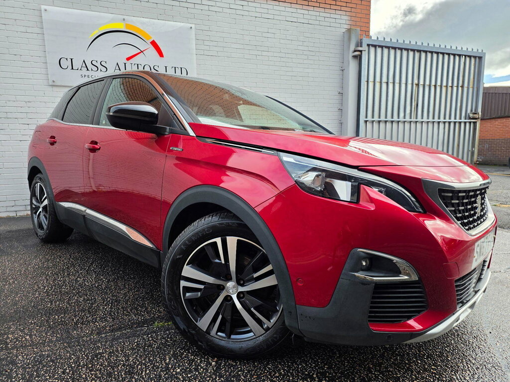 Peugeot 3008 1.6 Thp Gt Line Eat Euro 6 Ss Red