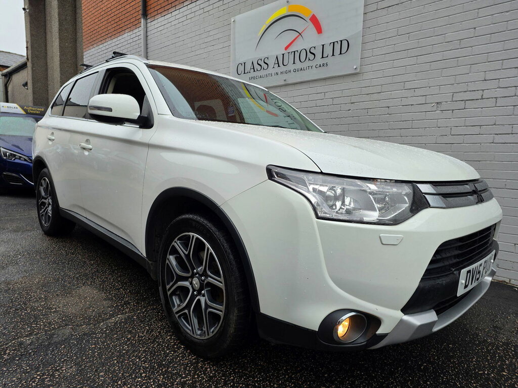 Mitsubishi Outlander Di-d Gx4 U4250 White #6