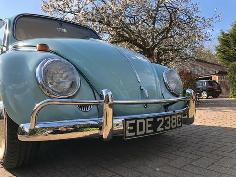 Volkswagen Beetle Saloon Blue #2