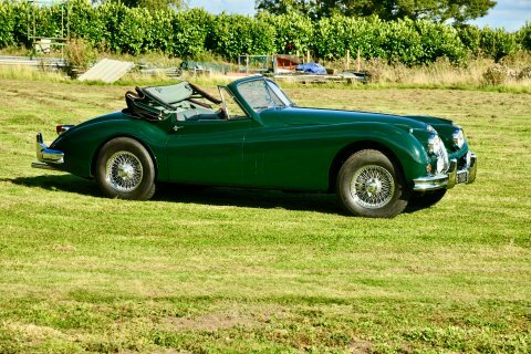 Jaguar XK Xk140 Se Drop Green #2