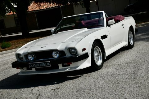 Aston Martin V8 Vantage Volante White #5
