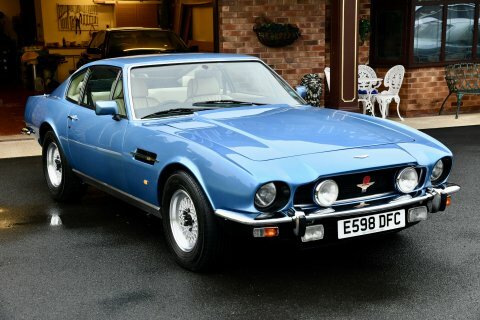 Aston Martin V8 Coupe Blue