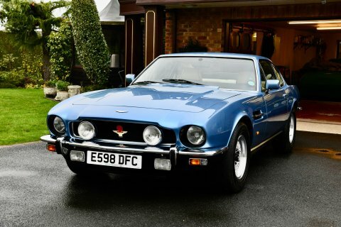 Aston Martin V8 Coupe Blue #4