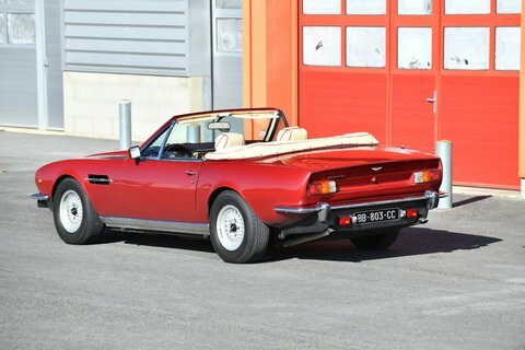 Aston Martin V8 Volante Red #5