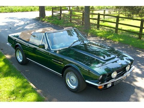 Aston Martin V8 Volante Green