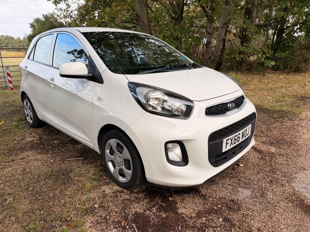 Kia Picanto 1.0 1 Air Euro 6 White #4