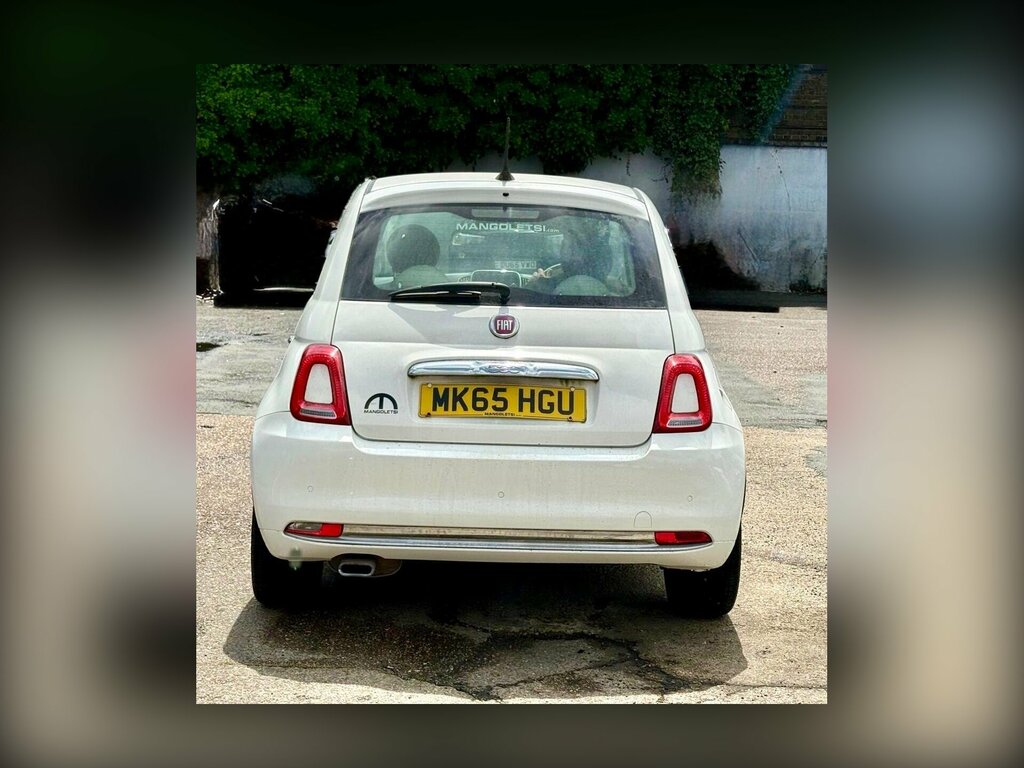 Fiat 500 1.2 Lounge Euro 6 Ss White #6