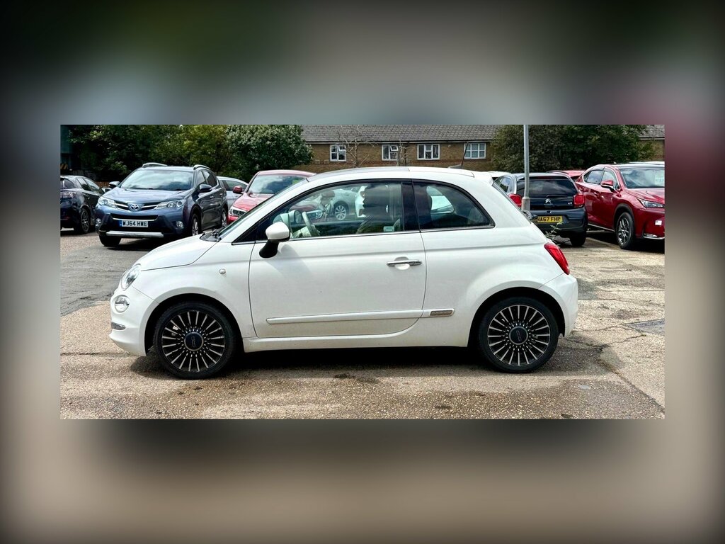 Fiat 500 1.2 Lounge Euro 6 Ss White #5