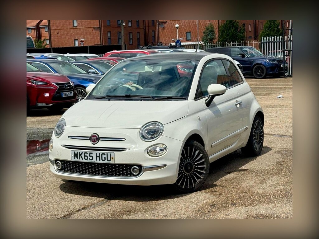 Fiat 500 1.2 Lounge Euro 6 Ss White #3