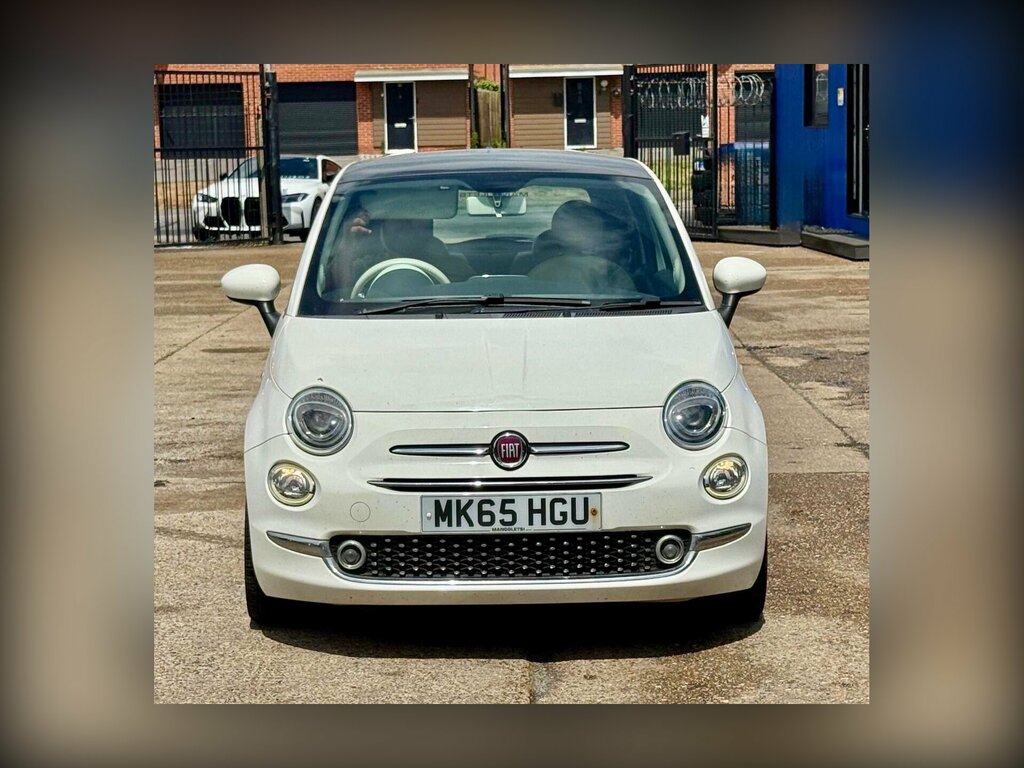 Fiat 500 1.2 Lounge Euro 6 Ss White #2