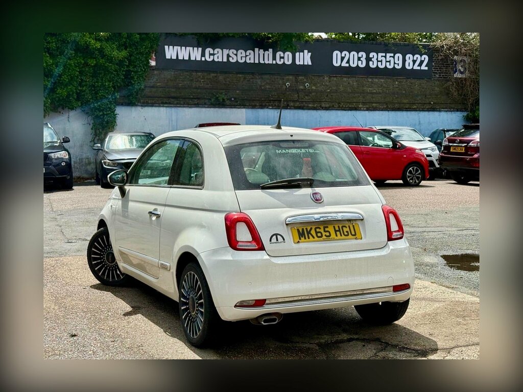 Fiat 500 1.2 Lounge Euro 6 Ss White #4