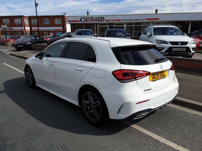 Mercedes-Benz A Class A180d Amg Line White #4