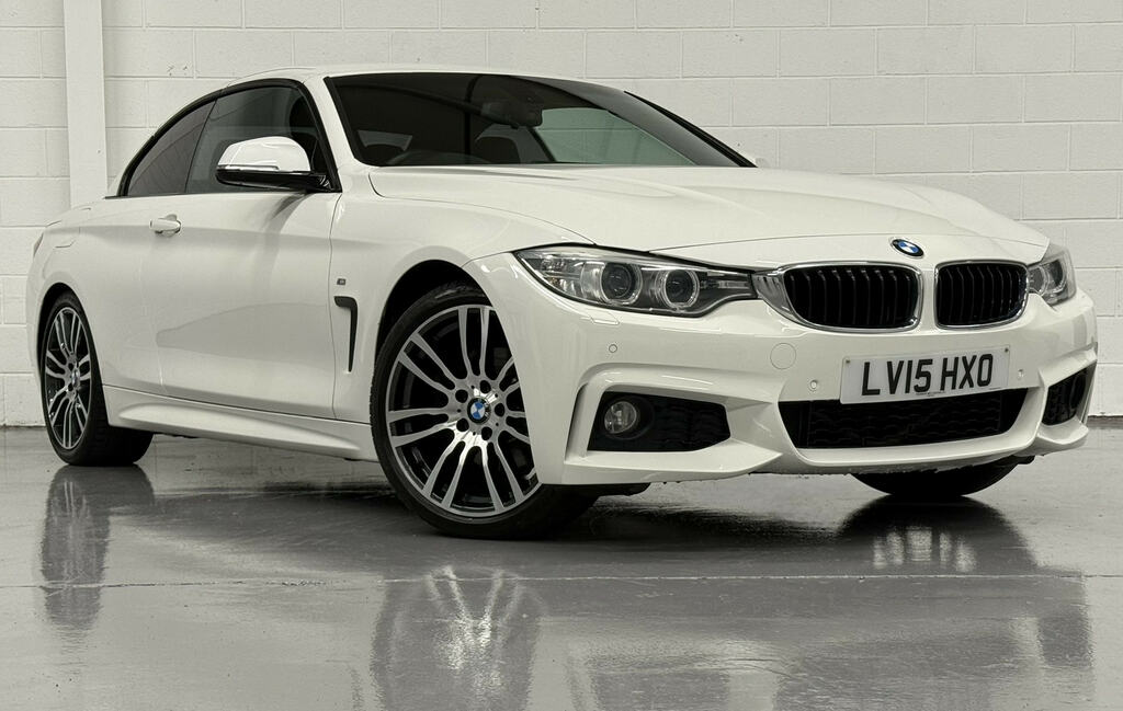 BMW 4 Series 2.0 420D M Sport Convertible Euro White
