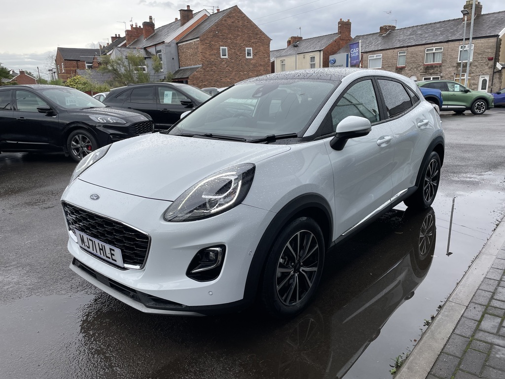Ford Puma 1.0 Ecoboost Hybrid Mhev Titanium Dct White #3