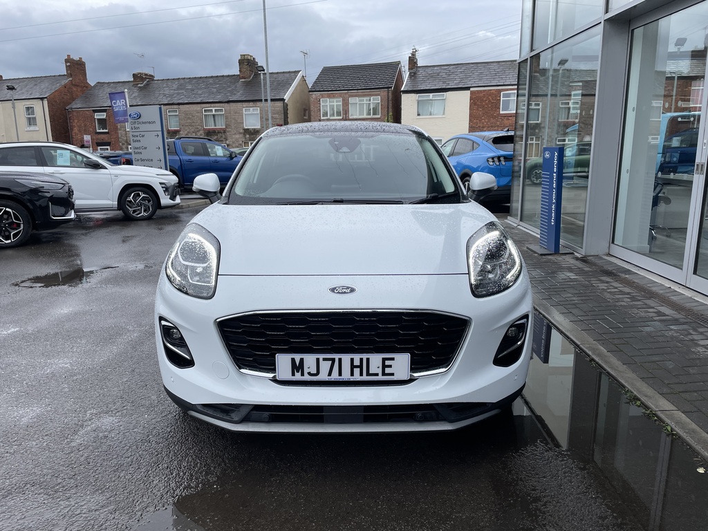 Ford Puma 1.0 Ecoboost Hybrid Mhev Titanium Dct White #2