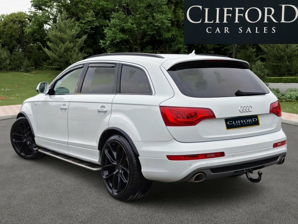 Audi Q7 3L S Line Plus White #4