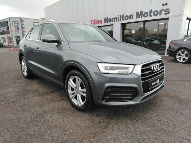 Audi Q3 2.0 Tdi S Line Plus Quattro Euro 6 Ss Grey #9
