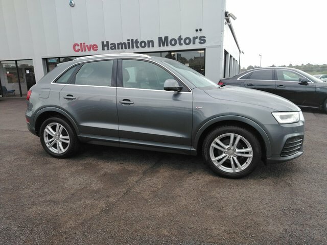 Audi Q3 2.0 Tdi S Line Plus Quattro Euro 6 Ss Grey #23