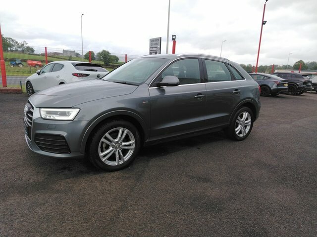 Audi Q3 2.0 Tdi S Line Plus Quattro Euro 6 Ss Grey #19