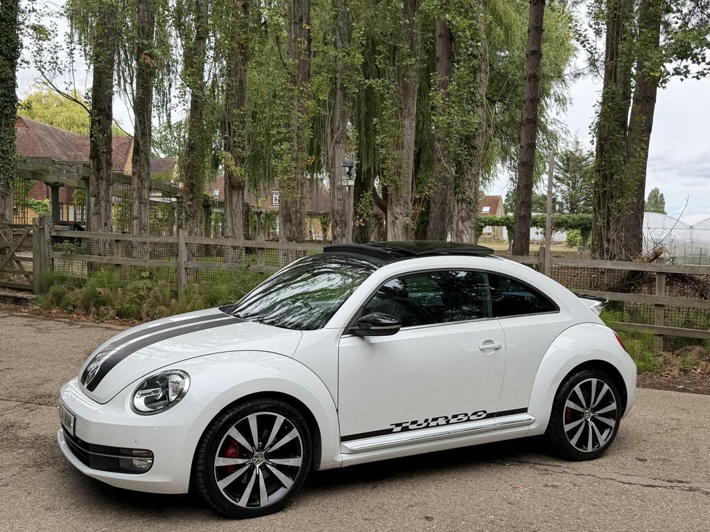 Volkswagen Beetle Turbo Black White #6
