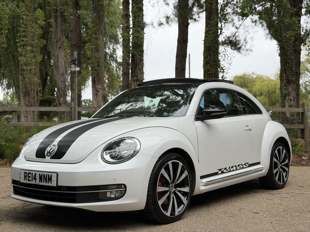 Volkswagen Beetle Turbo Black White #5