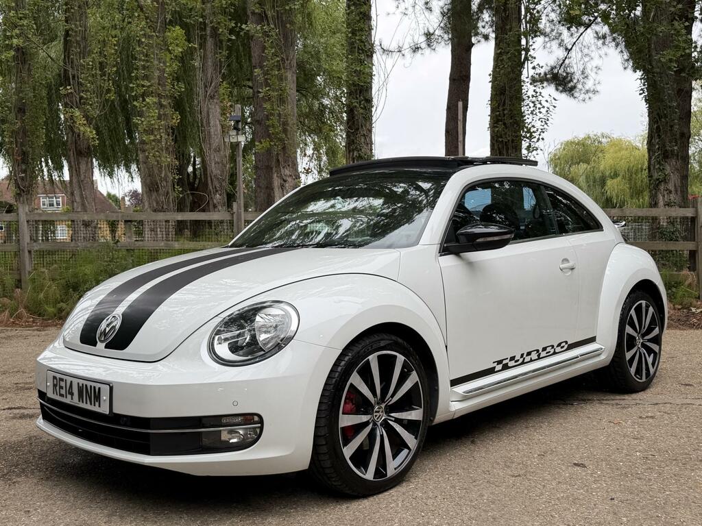 Volkswagen Beetle Turbo Black White #3