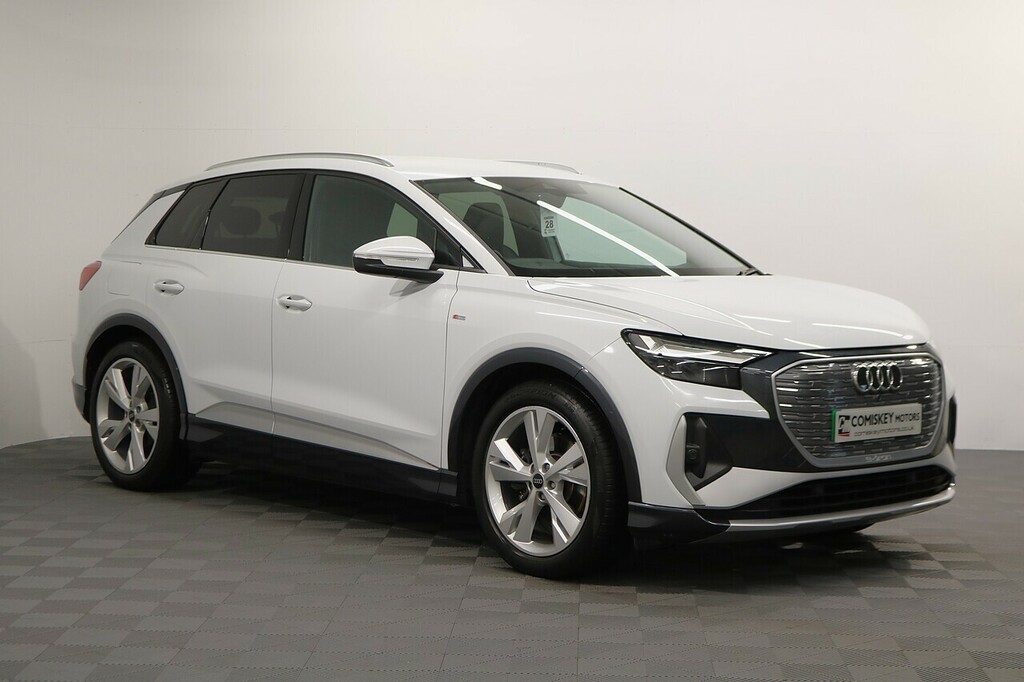 Audi Q4 E Tron S Line White