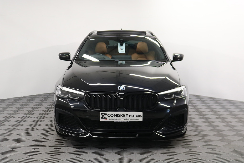 BMW 5 Series 530E M Sport Blue #2