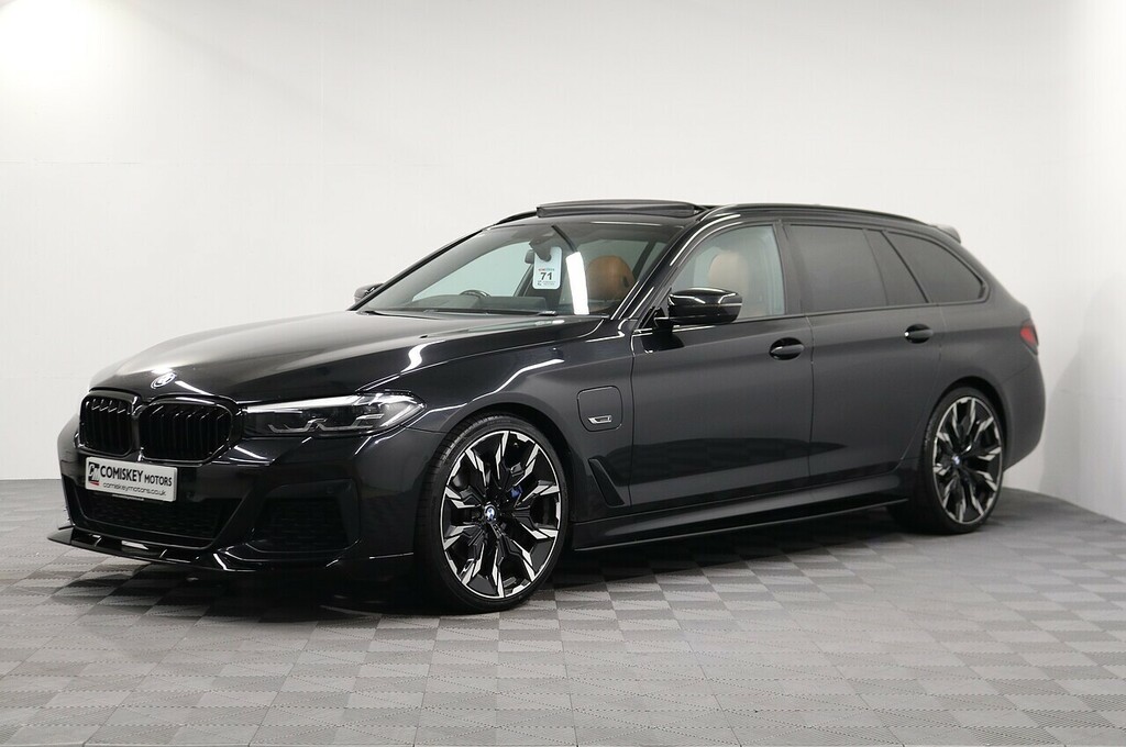 BMW 5 Series 530E M Sport Blue #3