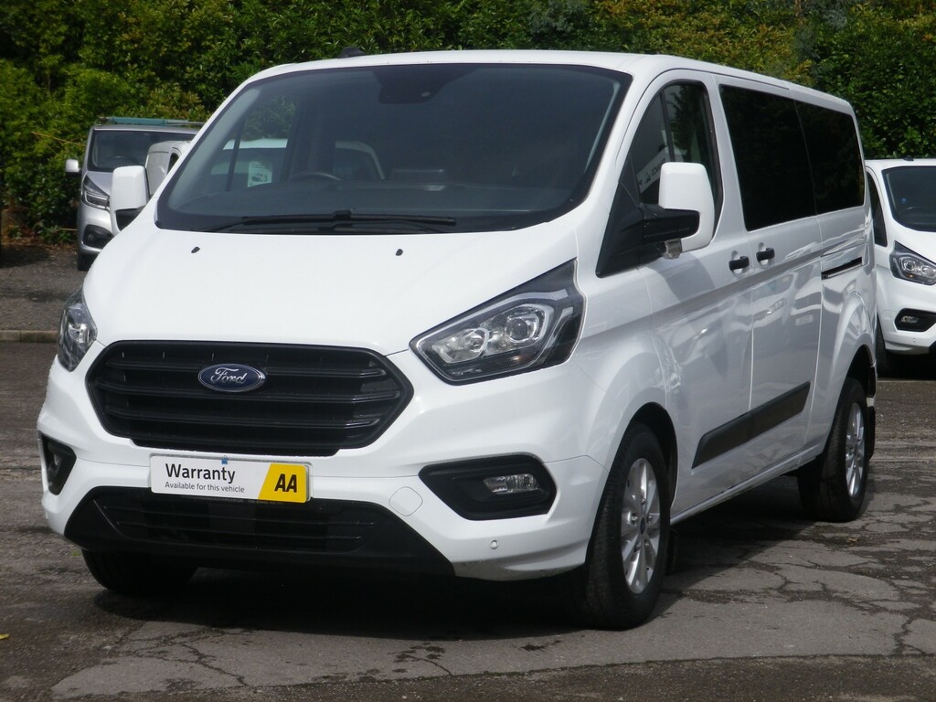 Ford Transit Custom 2.0 Transit Custom Trend 9 Seater Minibus 320 L2 FL73BTY White #2
