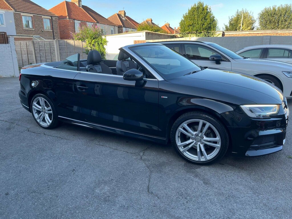 Audi A3 Cabriolet Tfsi S Line Black #7