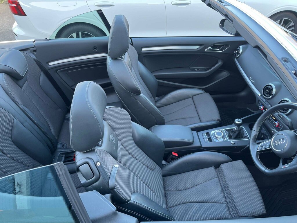 Audi A3 Cabriolet Tfsi S Line Black #8