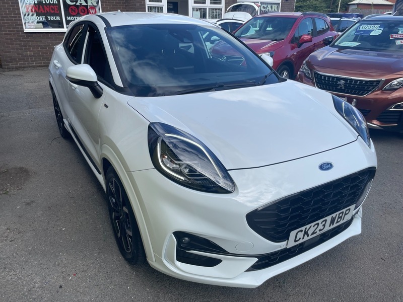 Ford Puma 1.0T Ecoboost Mhev St-line CK23WBP White #3