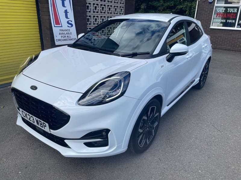 Ford Puma 1.0T Ecoboost Mhev St-line White