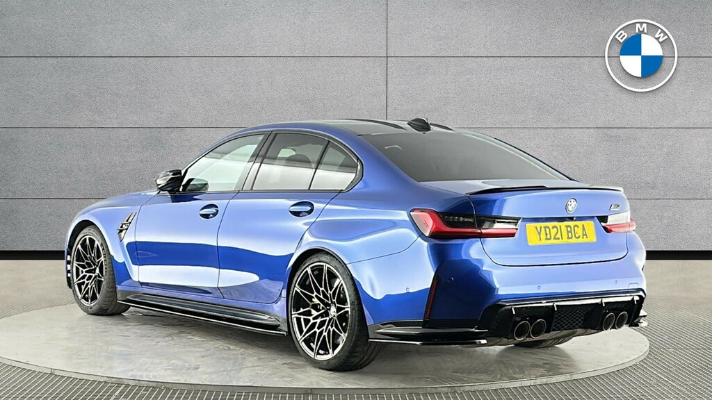 BMW M3 M3 Competition Saloon Blue #2