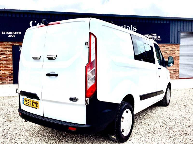 Ford Transit Custom 2.0 Ecoblue 105Ps Low Roof Dcab Leader Van White #6