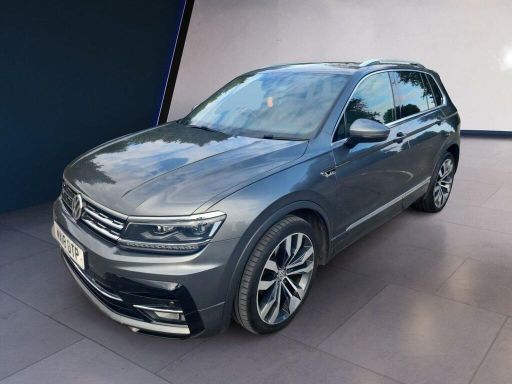 Volkswagen Tiguan 2.0 Tdi R-line Dsg Euro 6 Ss Grey #3