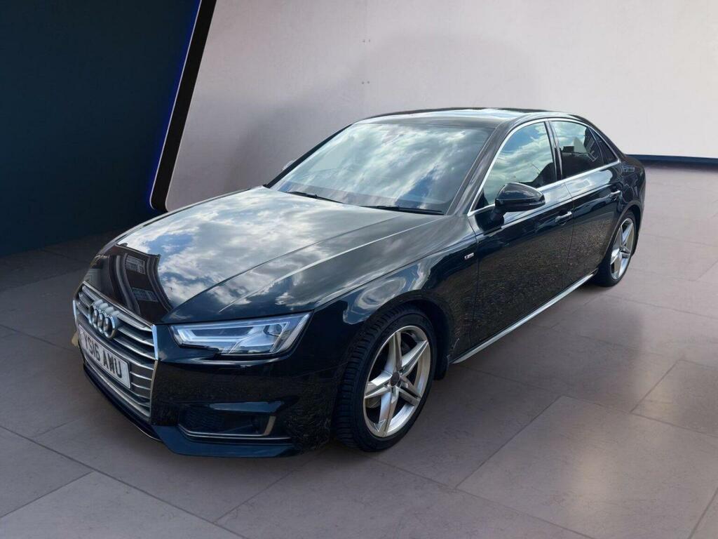 Audi A4 3.0 Tdi V6 S Line S Tronic Quattro Euro 6 Ss Black #2