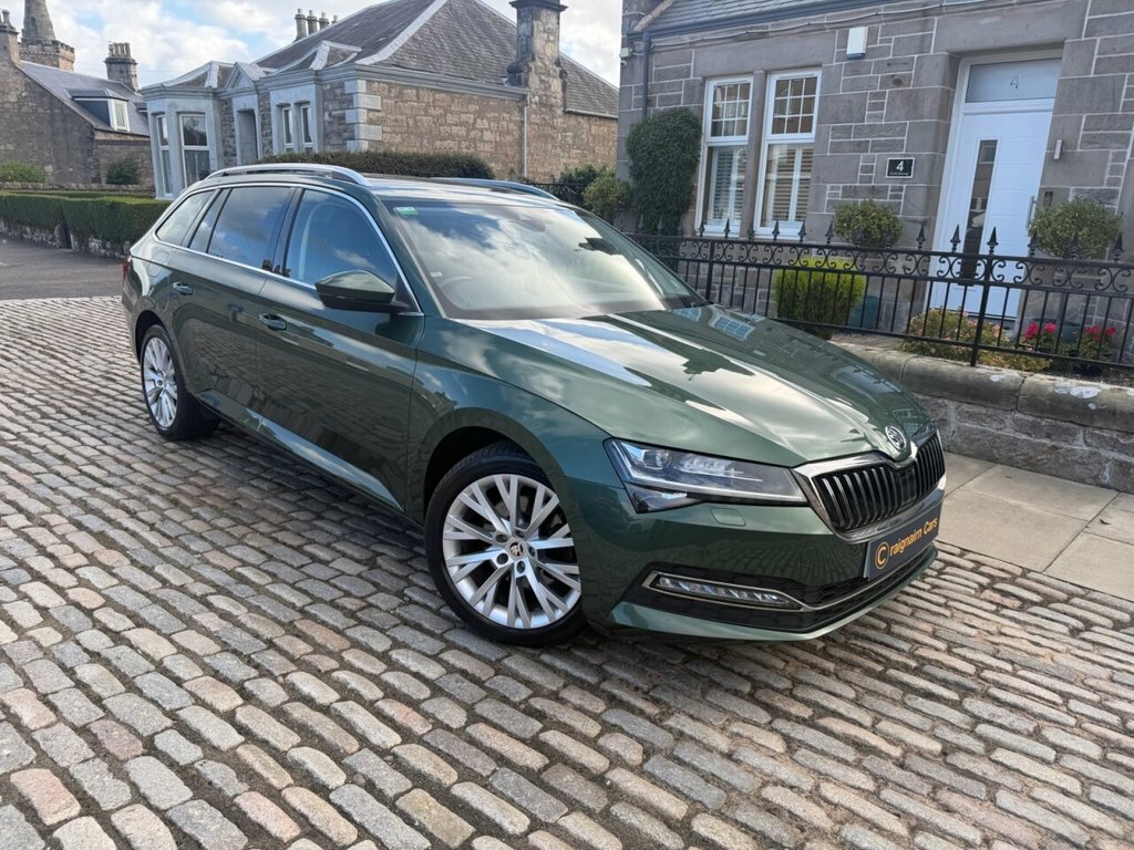 Skoda Superb Estate Green