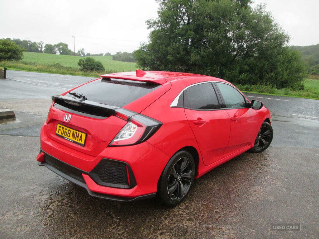 Honda Civic 1.6 I-dtec Sr FD68NMA Red #4