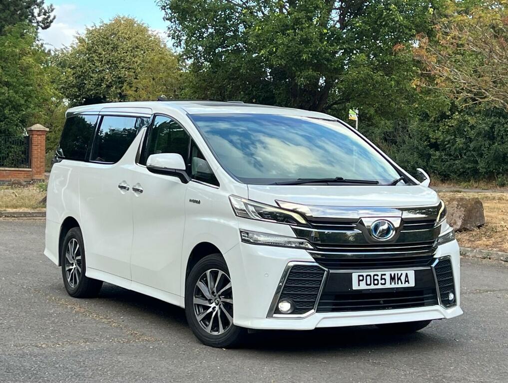 Toyota Vellfire Mpv 2.5 Hybrid Luxury Mpv E-cvt 201665 White